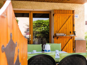 Pavillon studio mezzanine avec piscine et parking, Narbonne-Plage - FR-1-409-117